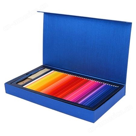 H&B水溶性72色彩铅121件彩色铅笔套装批发素描画笔印刷logo手工盒