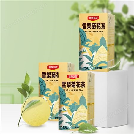 雪梨菊花茶饮料低糖0脂植物饮料ODM定制贴牌代加工茶饮料饮品